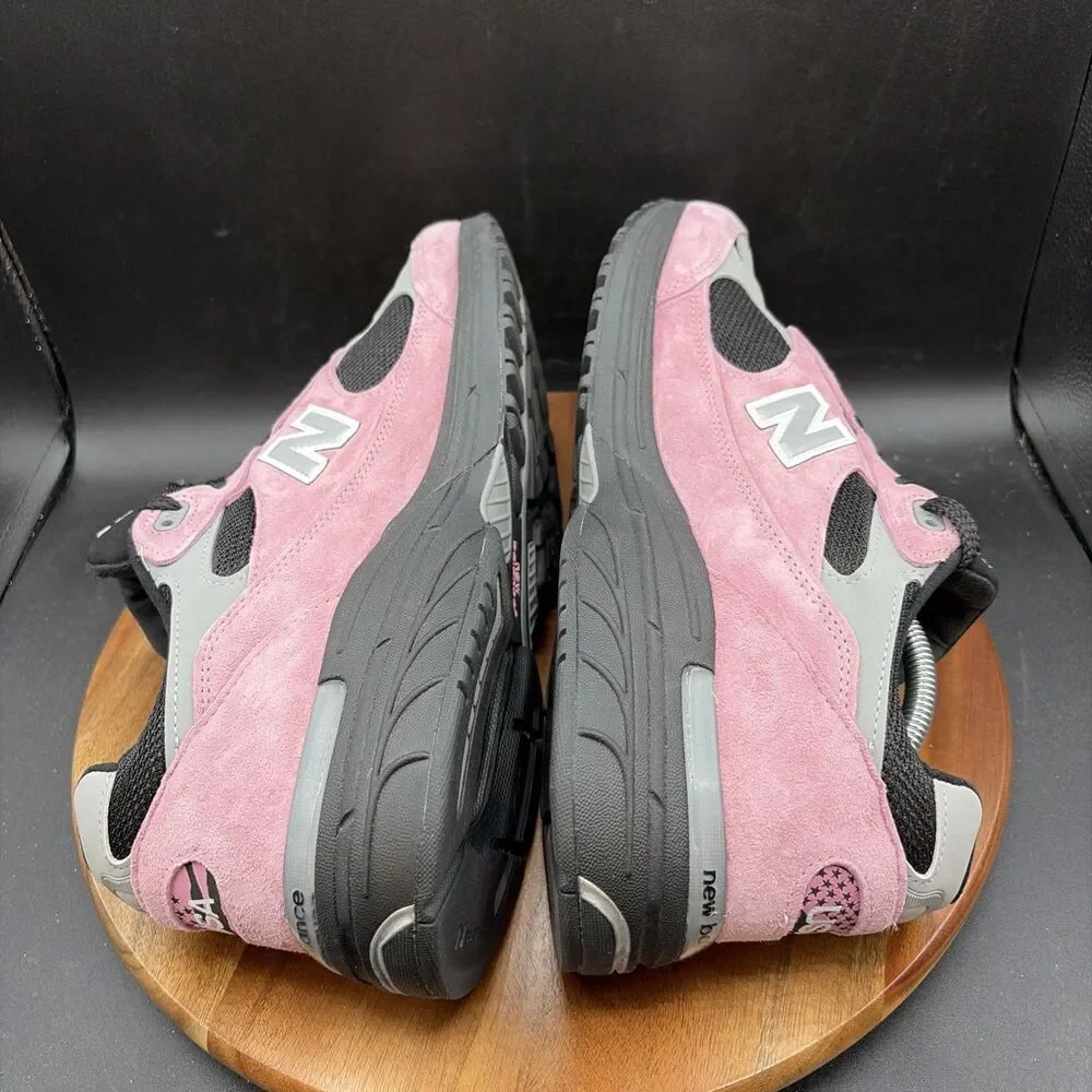 New Balance 993 Pink Taffy Mens Size 11.5 Running Shoes USA Made Sneakers